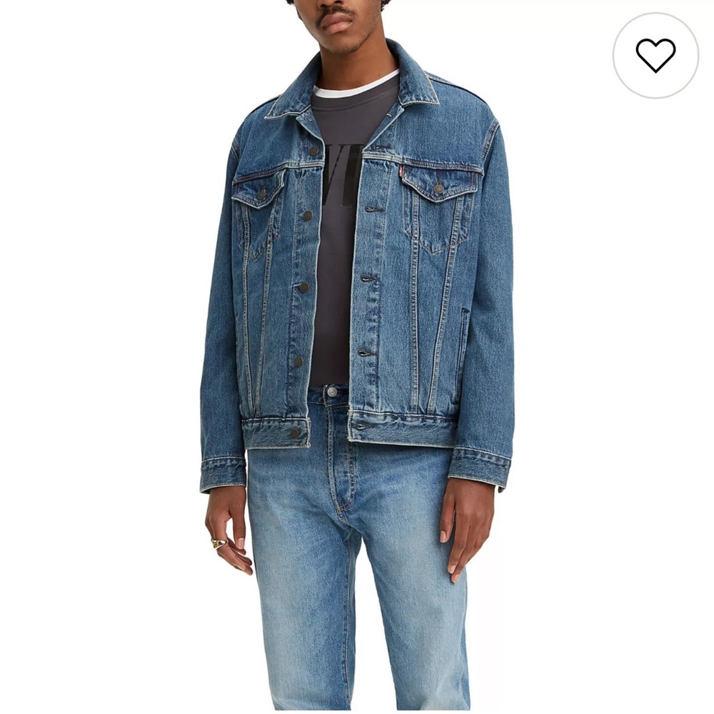 Levi's Classic Blue Denim Trucker Jacket